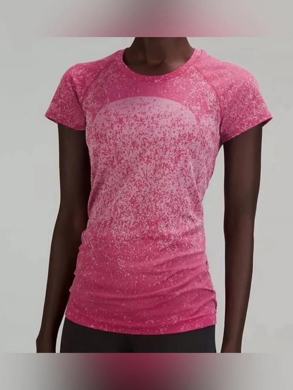 Lululemon swiftly tech tee short sleeve shirt 2.0 size 0 splatter